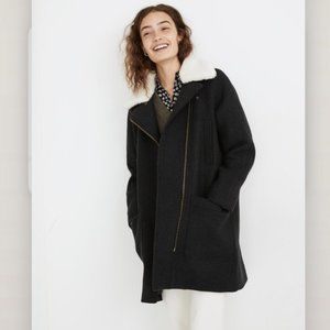 NWT - Madewell - Eldridge Coat in Insuluxe Fabric - M